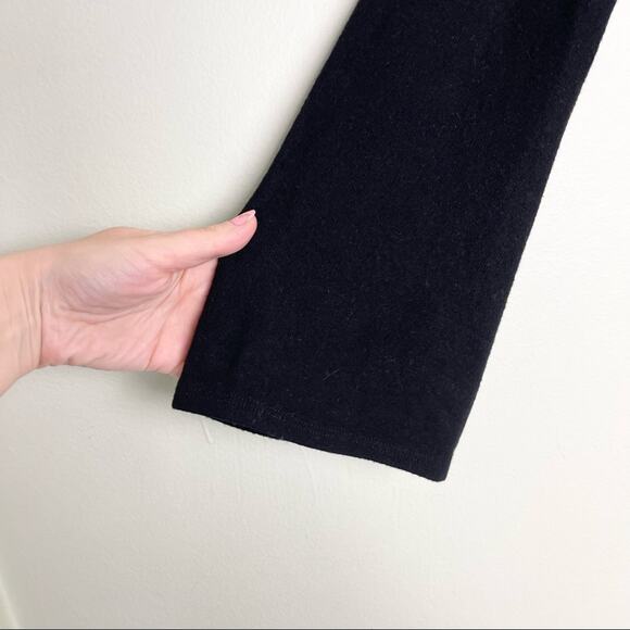 LNA Brushed Ezra Sweater Pullover, Open sides, woman's size XS Black - Picture 11 of 11